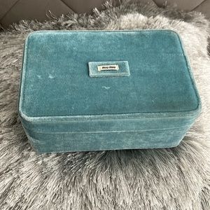 Miu Miu Turquoise box. Used